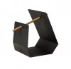 Andersen Furniture EDGE Stojak na Gazety lub Drewno Kominkowe / Czarny
